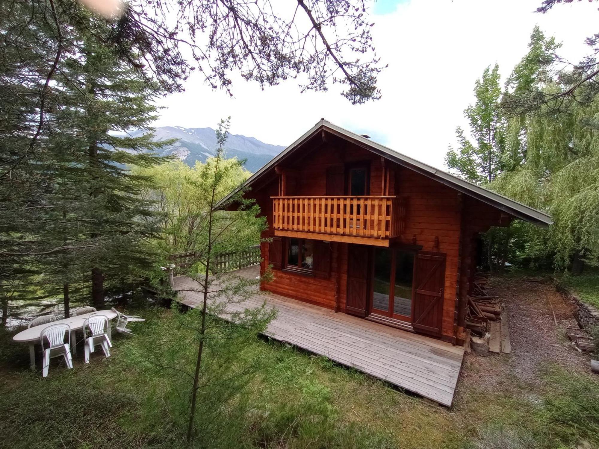 L'Argousier Chalet 6 A 8 Personnes Enchastrayes Barcelonnette Villa Exterior photo